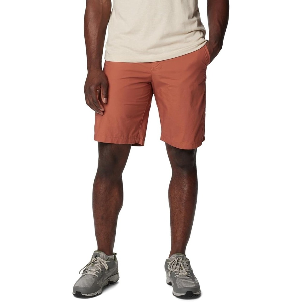 Columbia Mens Washed Out Chino Shorts Pink Agave 36 8in Inseam 1990791 NWT
